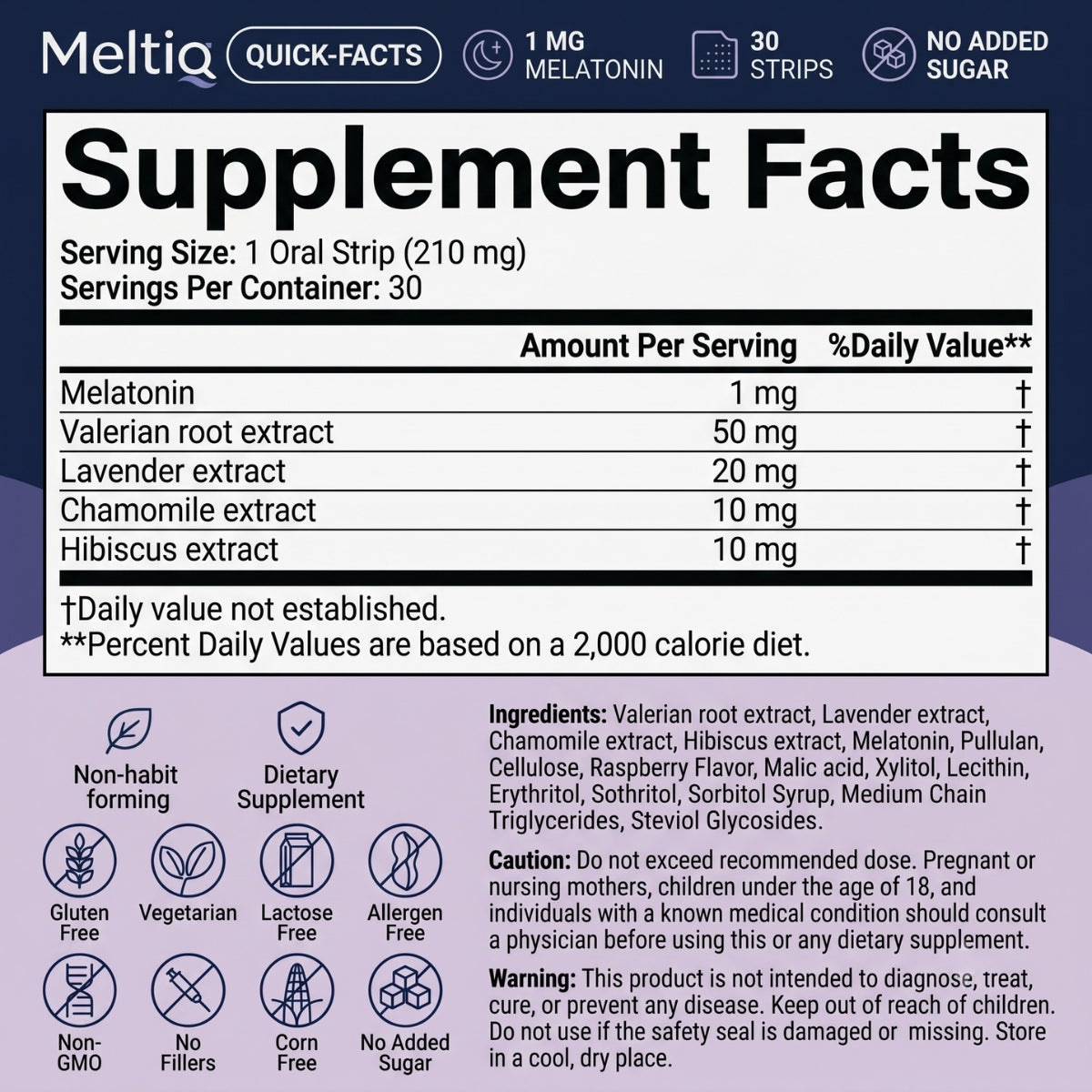 Meltiq™ Sleep Strips