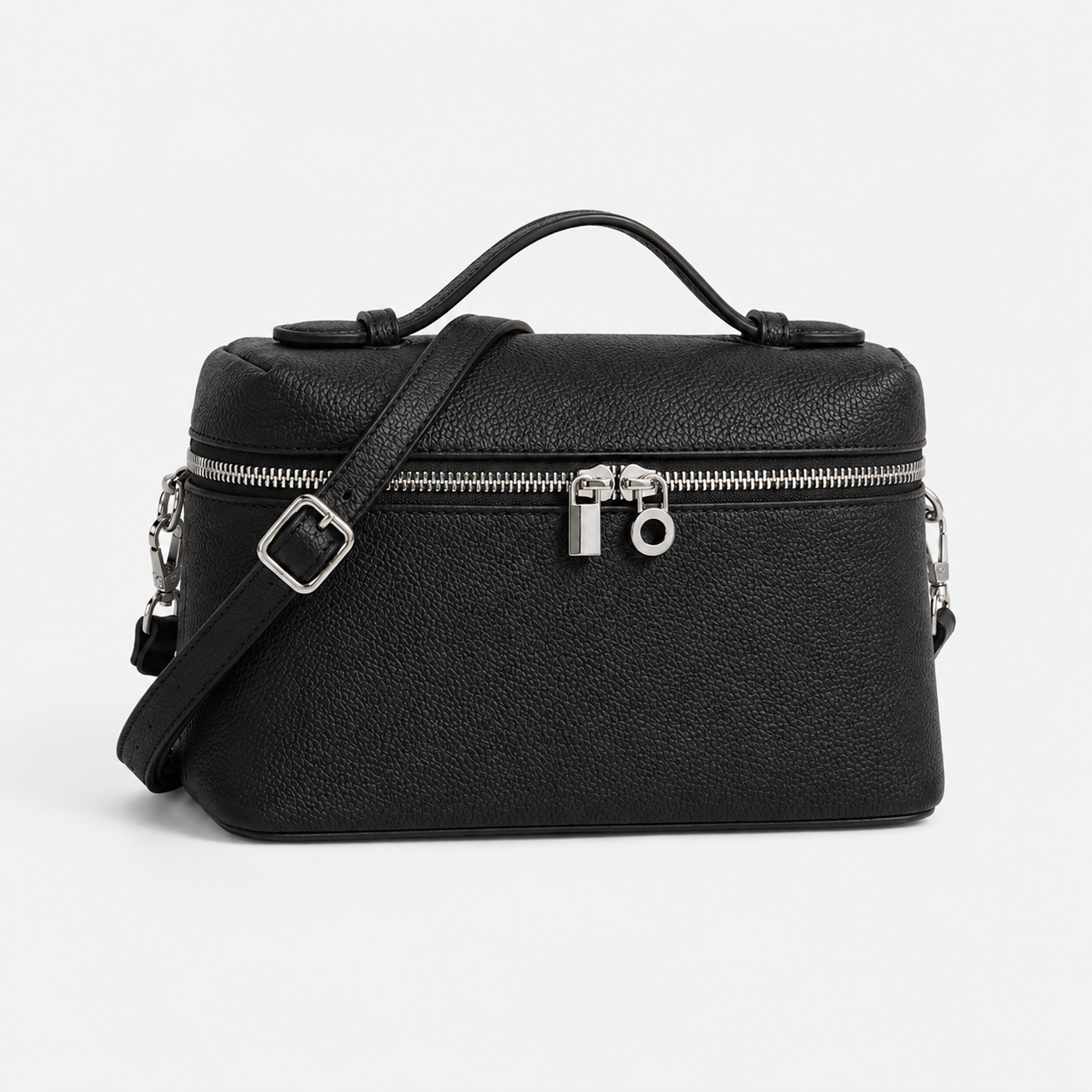 Luna Mini Crossbody Bag – Elegant Pebbled Shoulder Purse for Women