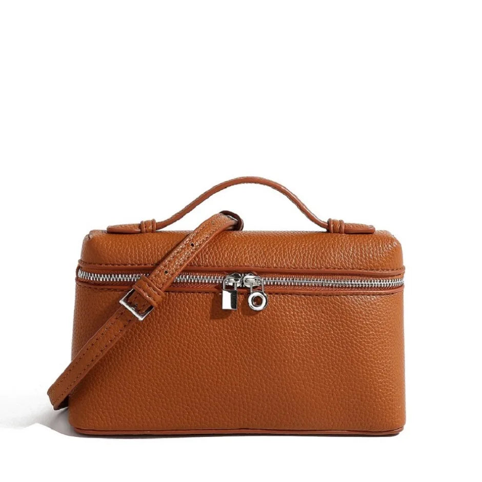 Luna Mini Crossbody Bag – Elegant Pebbled Shoulder Purse for Women