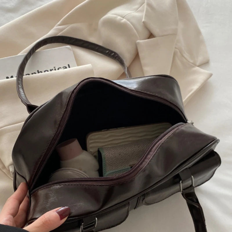 Sienna Retro Bowling Bag – Women’s Shoulder Handbag