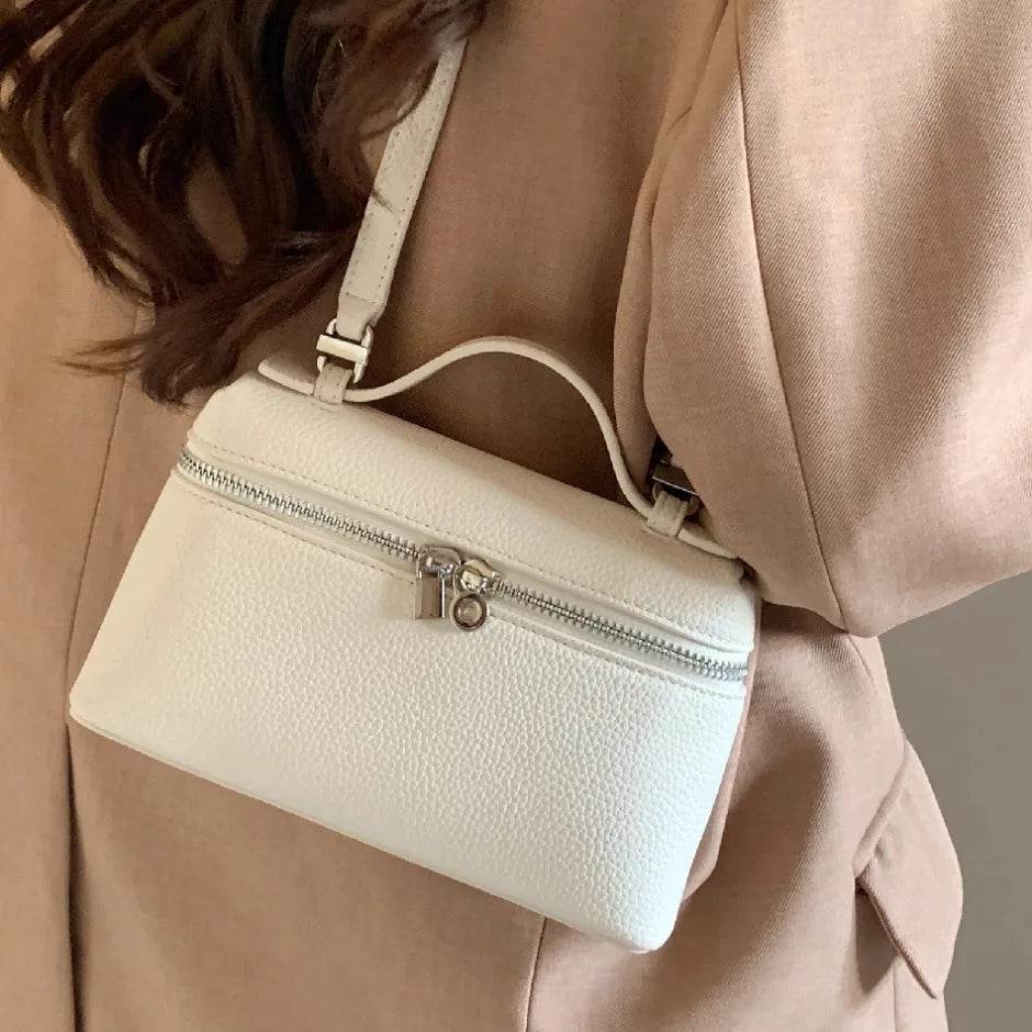 Luna Mini Crossbody Bag – Elegant Pebbled Shoulder Purse for Women